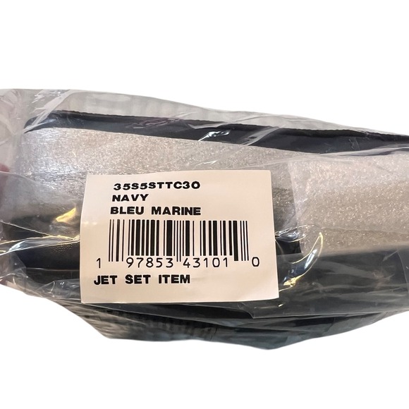 Michael Kors Jet Set Item Crossbody Bag Navy Polka Dot Large NWT - Picture 15 of 15